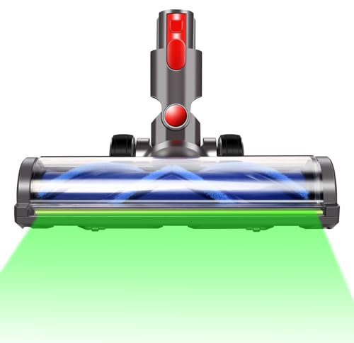 YSKMLOLP Replacement Of Brush Head Compatible With Dyson V7 V8 V10 V11 V15 Gen5, Turbo Floor Brush Head With Full Range LED Iight, Suitable For Hard Floors