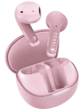 Fresh 'n Rebel Twins Core 2 Auricolari Bluetooth Wireless In Ear, Bluetooth 6.0, 40 Ore di Autonomia, 2 Microfoni ENC per Chiamate Chiare, Ricarica Rapida, IPX4 (Pastel Pink)