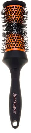 Denman (Medium) Thermo Ceramic Hourglass Hot Curl Brush - Hair Curling Brush for Blow-Drying, Straightening, Defined Curls, Volume & Root-Lift - Orange & Black, (DHH3EORG)