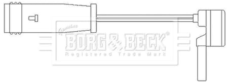 Borg & Beck BWL3001 Wear Lead To Fit Mercedes B Class (W245) 05-