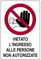 Cart.Vietato Ingresso30X20Al