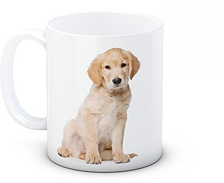 Golden Retriever Dog Puppy - Ceramic Coffee Mug
