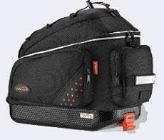 IBERA PAK RAK Fahrradtasche zum Anklippen für Pendler, 17 l