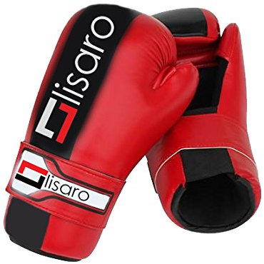 Semikontakt-Handschuh LISARO Point Fighter (rot, M)