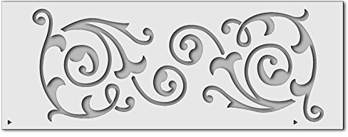 Wandschablone Bordüre 5 (40 x 15 cm)