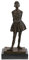 Decobay.eu Bronzefigur Ballett Tänzerin Klassischer Tanz Repro Bronzestatue Skulptur Statue Ballerina 40 cm
