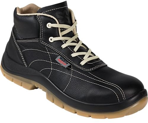 WÜRTH MODYF Sicherheitsstiefel S3 SRC New Lotus in schwarz - Arbeitsschuhe für Herren und Damen - metallfrei & wasserabweisend - in der Größe 40
