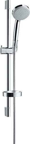 hansgrohe Croma 100 wassersparendes Duschset 0,65m, 4 Strahlarten, Chrom