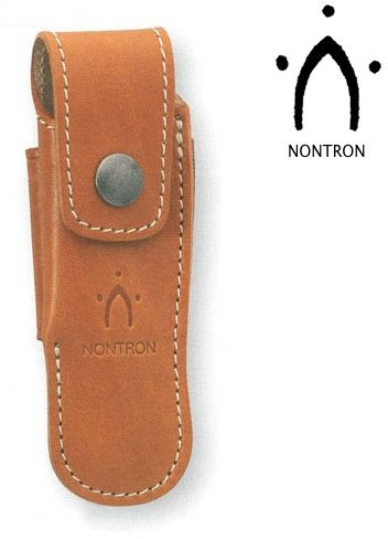Nontron - Etui Cuir pour Couteau Nontron n° 25 Manche 12 cm