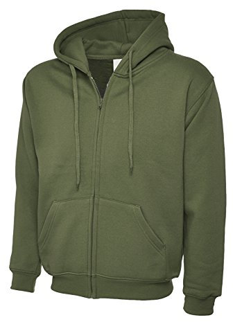 Adults Classic Full Zip Hooded Sweatshirt