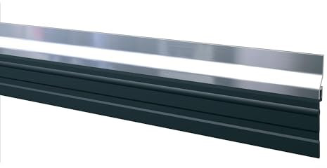 Plinthe aluminium à grande bavette 2,5 m Bas de porte de garage ADS-GL Ellen