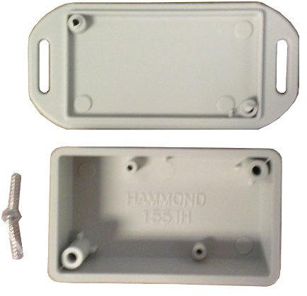 Hammond Manufacturing 1551HFLGY 60 X 35 X 20MM GY FLANGED LID
