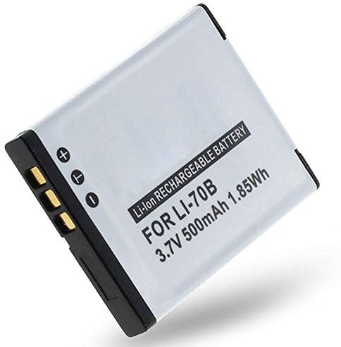 subtel, Batteria per Fotocamera, Compatibile con Olympus VG-130, LI-70B, VG-120, VG-160, VG-110 (3.7V, 500mAh)