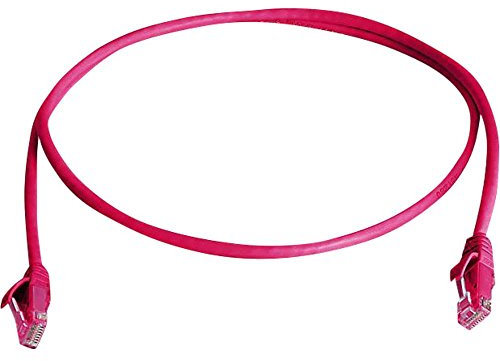 Telegärtner U/UTP, Cat 6, 1 m 1 m CAT6 U/UTP (UTP) rot Netzwerk-Kabel – Netzwerk-Kabel (Cat 6, 1 m, 1 m, Cat6, U/UTP (UTP), RJ-45, RJ-45, rot), 3 Stück