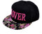 ZLYC Snapback Cap Hiphop Baseball Cap Stickerei Blumen Größenregulierbar Kappe ((Liebhaber (Hot Pink))