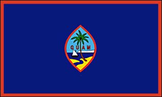 Yantec Outdoor - Hissflagge Guam 90 * 150 cm Flagge