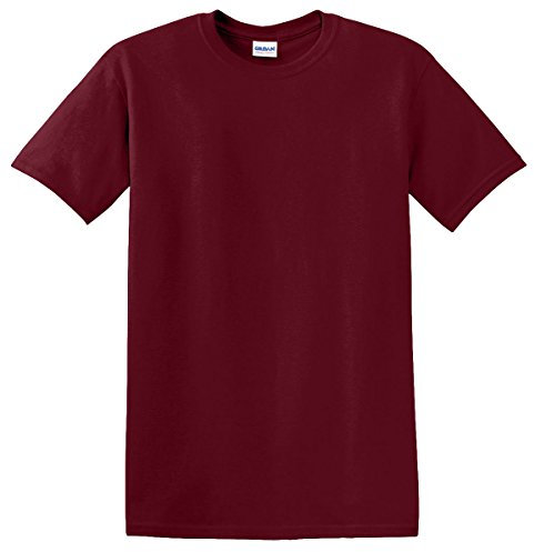 Gildan Mens Heavy Cotton Short Sleeve T-Shirt (2XL) (Cardinal)