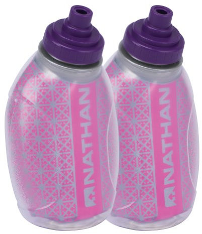 Nathan Lot de 2 flasques Fire and Ice Fuchsia Fluo