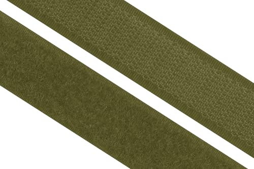 dalipo 17003 - Klettband zum annähen, 20mm, khaki