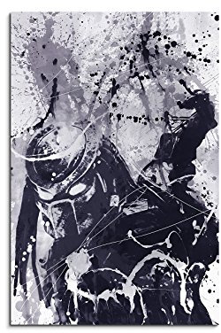 Predator Art 90x60cm - Wandbild als Kunstbild Malerei Fotoleinwand fertig auf Keilrahmen direkt vom Künstler