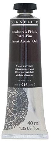 SENNELIER Artists' Extra Fine Oil, 40 ml Tube, Series 2, Ultramarine Violet, (10-130411-916)