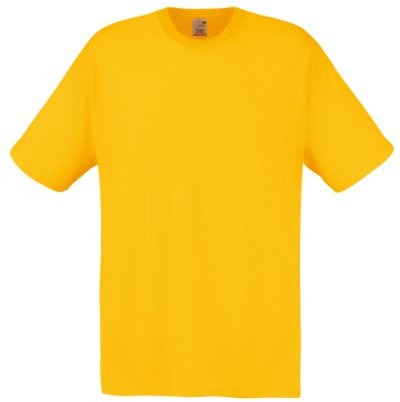 Fruit of the Loom Screen Stars Men's Short Sleeve T-Shirt XXL Sunflower