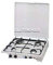 Réchaud Parker 4 feux gaz GPL (Bouteille) grilles et Piattelli Laque 49 x 47,5 x 11,5