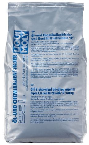 LIQUI MOLY Öl- und Chemikalienbinder | 25 L | Ölwechsel-Zubehör | Art.-Nr.: 7250, farblos