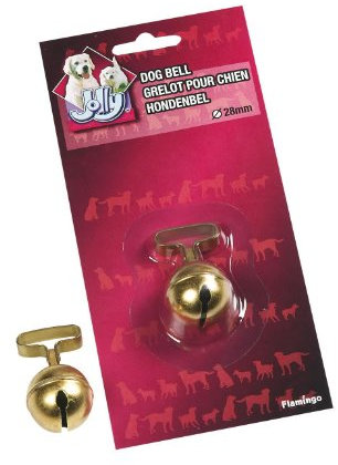 FLAMINGO Schelle HUNDEGLOCKE Metall für Hunde
