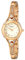 GUESS Montre de Sport en Silicone de 40 mm, Doré, Montre Vintage en Acier Inoxydable pour Femme