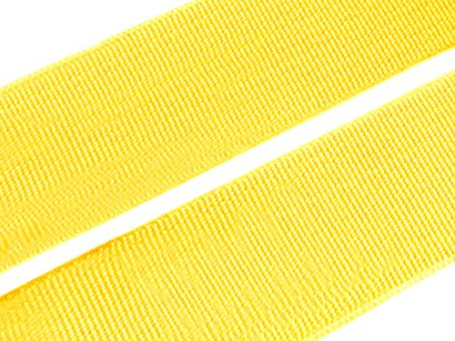 Gummiband 20 mm Gummizug Gummilitze Gummi Hosengummi gewebt viele Farben (20 Millimeter, 15 gelb)