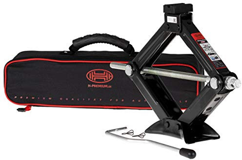 Heyner UltraLift L Premium Car Scissor Lift Jack 2 Ton Lifting Breakdown Tool