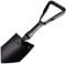 Herbertz Faltspaten, olivfarben lackiert, mit Tasche Messer, grau, M