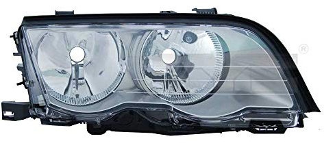 Scheinwerfer H7/H7 TYC Rechts Kompatibel mit BMW E46 Limo + Kombi 1997-01 20-0011-11-2
