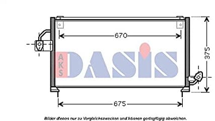 AKS DASIS Kondensator, Klimaanlage 352006N