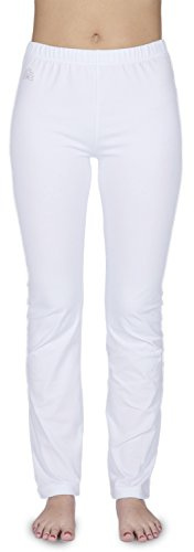 Sonnengruss Yogahose Damen (XL, Weiss)