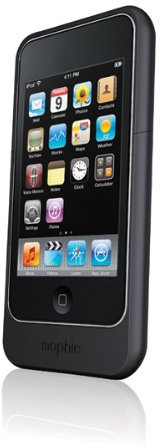 Mophie 1110_JPAT2-GRY Juice Pack Air - Carcasa y batería recargable para iPod Touch 2G y 3G, color gris
