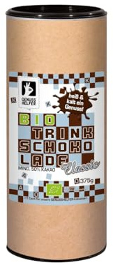 Bremer Gewürzhandel Kakao Trinkschokolade Classic 50% BIO, Kakaopulver, heiße Schokolade, 375g