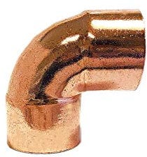 Waage liefert Rohrbogen 90 Grad C X C, Kupfer Druck Rohrverschraubungen darüber Versorgung, 10 Stück Pcs 1'' (10 pack)