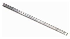 Stanley Maßstab flexibel, 50m Länge, rostbeständiger Stahl, zweiseitige Maßeinteilung, Aufhängauge, 1-35-536