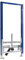 Geberit Vorwandelement Duofix, 111510001, Trockenbauelement für Bidet, mit 2 Wasseranschlüssen, Dämmunterlage, Stahlkonstruktion, 21101 7