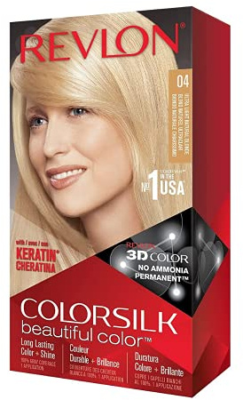 Revlon Colorsilk Permanent Ammonia Free Hair Colour / Dye (04 Ultra Light)