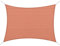 Outsunny Voile d'ombrage rectangulaire 4x6m Toile ombrage extérieur Protection Anti-UV 185g/m² HDPE, pour Jardin terrasse extérieur Patio Piscine Balcon, Brique Terracotta