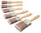 ProDec 6 piece Premier Trade Synthetic Paint Brush Set for a Smooth Finish Painting with Emulsion, Gloss, Satin Paints on Walls, Ceilings, Wood, Metal, 2x 1.5, 3x 2, 1x 3 inch Brushes