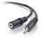 C2G 2M 3.5mm Audio Jack male to Female Stereo Audio Extension Cable, Audio Jack for Headphones, HDTV, Laptop, Smart Phone, Nintendo Switch, Car AUX, PS4, Xbox, Gaming controllers, Gaming Headsets and More