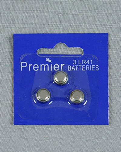 3 x LR41 Button Cell Batteries - Premier Christmas Lights 3LR41