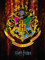 Pyramid International Lienzo Impreso Crest, Algodón, Escudo Hogwarts, 1.8x60x80 cm