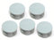 5x IP44 junction box with rubber grommets and snap on lid 65 x 35mm round lighting terminal cable connection adaptable enclosure case