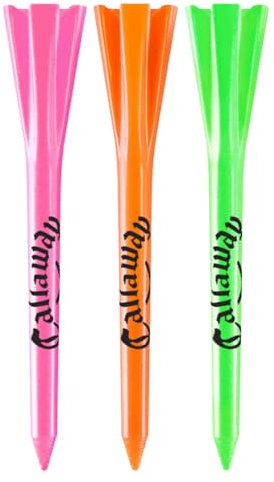 Callaway Leistung Golf Tee – weiß, 3–1/4-Zoll, Unisex, CT27042, Neon Mix, 2-3/4 Inch