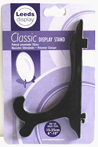 Leeds Display : CS07BL : Classic Display Stand : Black : Medium 18cm/ 7 : Plate, Picture Support